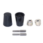 Set of 2 Handle Bar Ends Grip Ends Carbon Style for Honda CBR (1993–2007)
