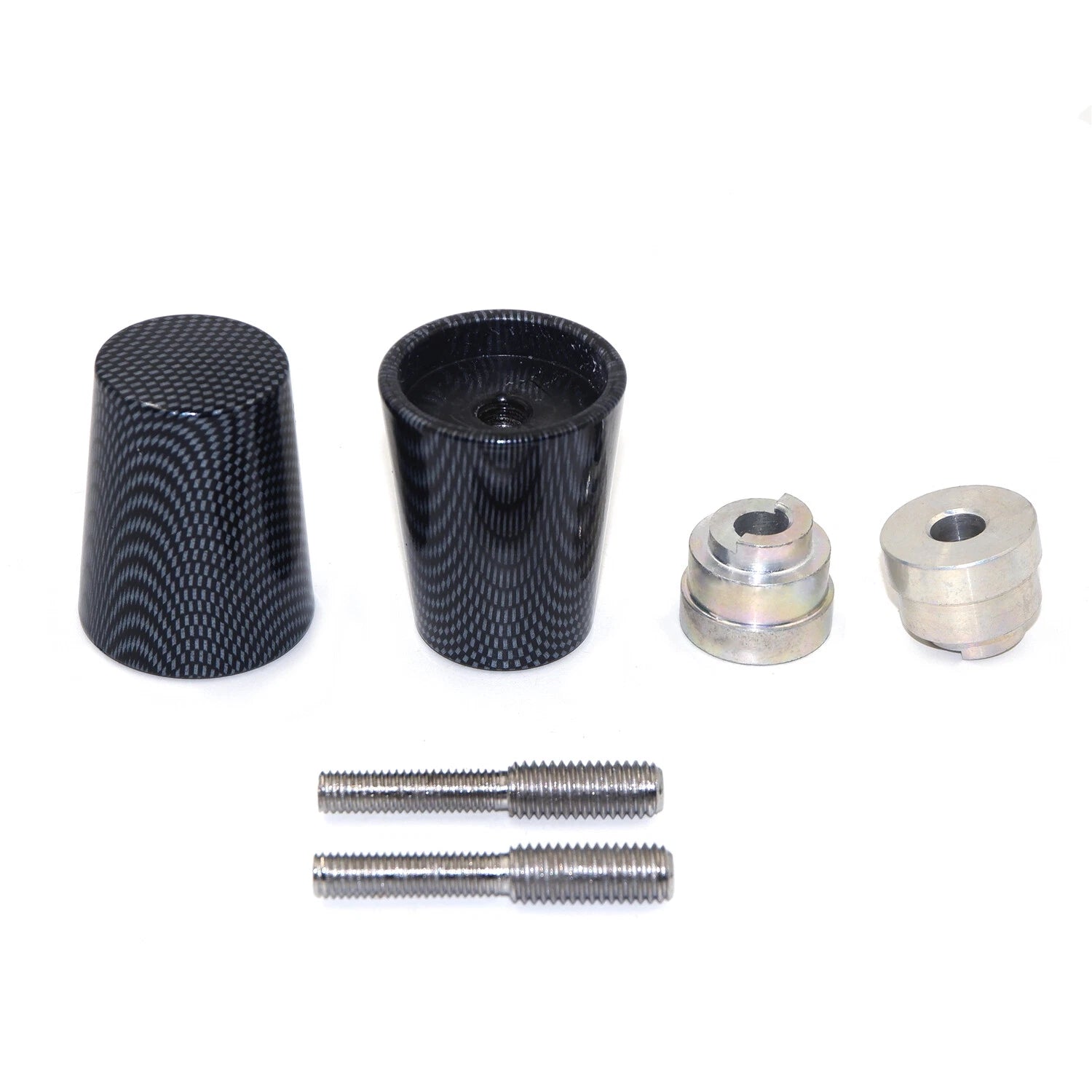 Set of 2 Handle Bar Ends Grip Ends Carbon Style for Honda CBR (1993–2007)