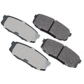 Set of 4 Akebono ProACT Rear Disc Brake Pads for (ACT1304)