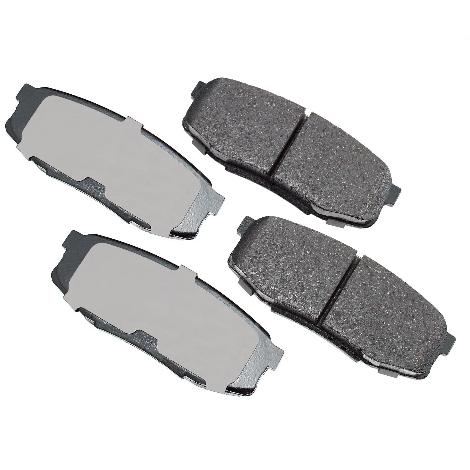 Set of 4 Akebono ProACT Rear Disc Brake Pads for (ACT1304)