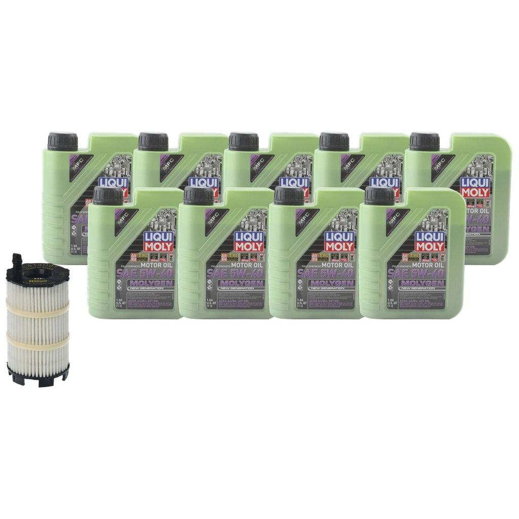 Liqui Moly Molygen 5W-40 Engine Oil Change Kit for Volkswagen Touareg (2003–2010)