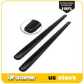 Set of 2 Bed Rail Caps for Silverado Sierra (1999–2006) Black Flat