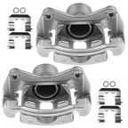 Pair Front Brake Calipers with Bracket for Hyundai Accent (2018-2021)