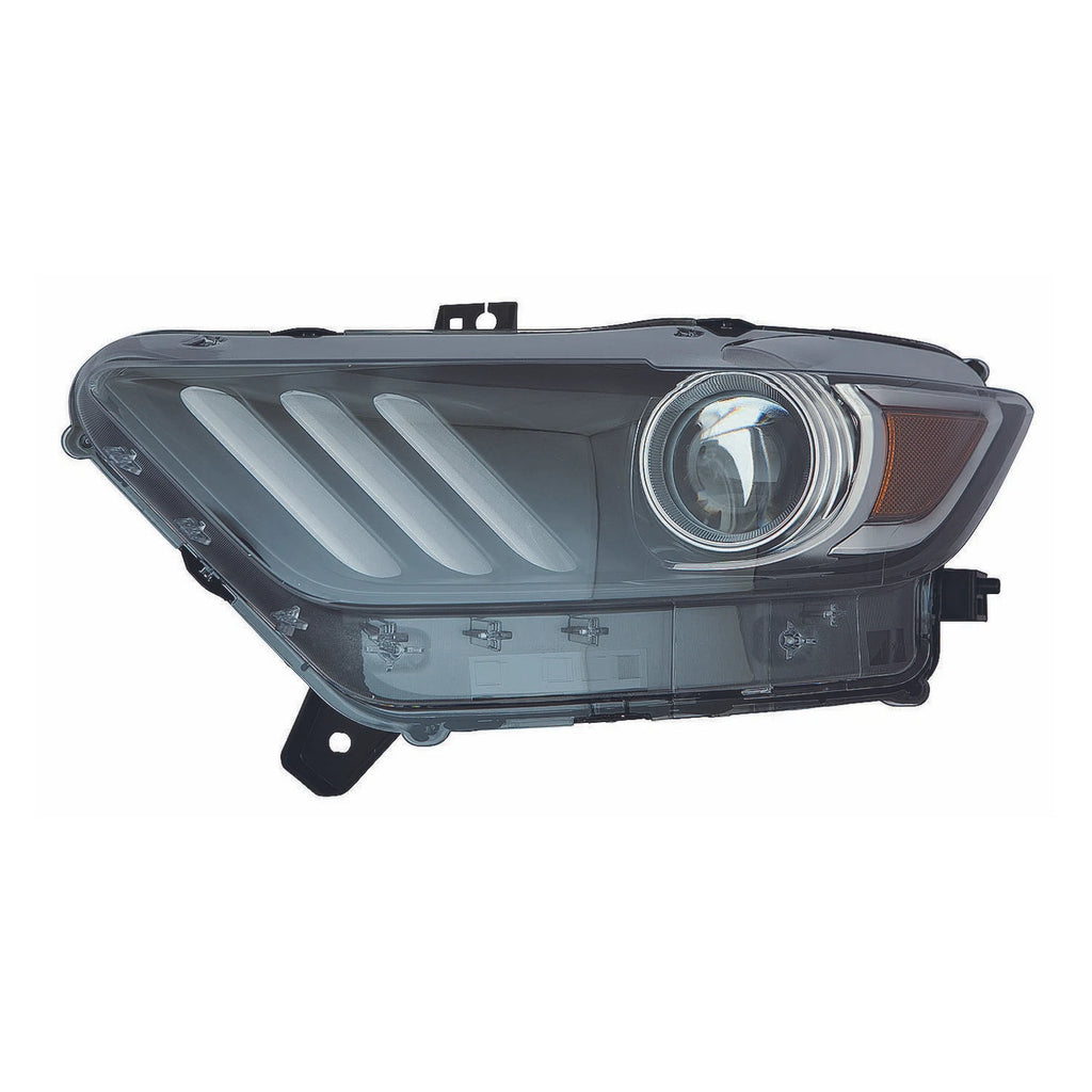 Replacement Passenger Side HID Headlight Lens Housing w/LED-See Compatible Chart