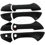 Set of 4 Door Handle Covers for Honda Accord (2008–2012) Carbon Fiber