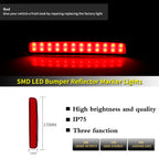 Red Sequential LED Rear Reflector Tail Signal Lights for Toyota GR Corolla (2023+)