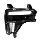 Replacement Black Painted Polypropylene Front Passenger Side Fog Light Bezel