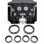 Instrument Board Burst Gauge Bezel Cover for Harley Street Tri Glide (2014–2023)