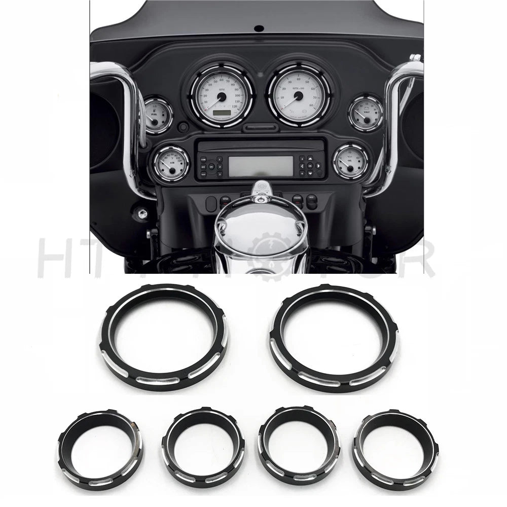 Instrument Board Burst Gauge Bezel Cover for Harley Street Tri Glide (2014–2023)