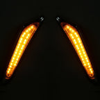 Front Brake Fork Mounted LED Amber Lights for Honda GL1800 (2018-2025)