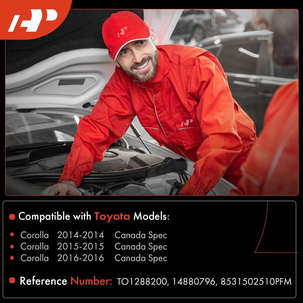 Washer Reservoir with Cap for Toyota Corolla (2014-2016)