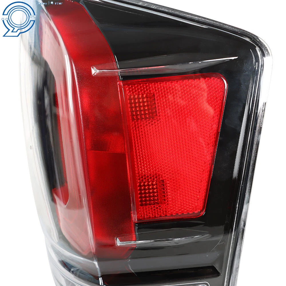 Set of 2 Tail Light Assemblies for Toyota Tacoma (2016–2020) Black Smoke