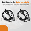 2X ABS Speed Sensor for Toyota Prius Plug-In (2012–2015) Rear 89516-47070