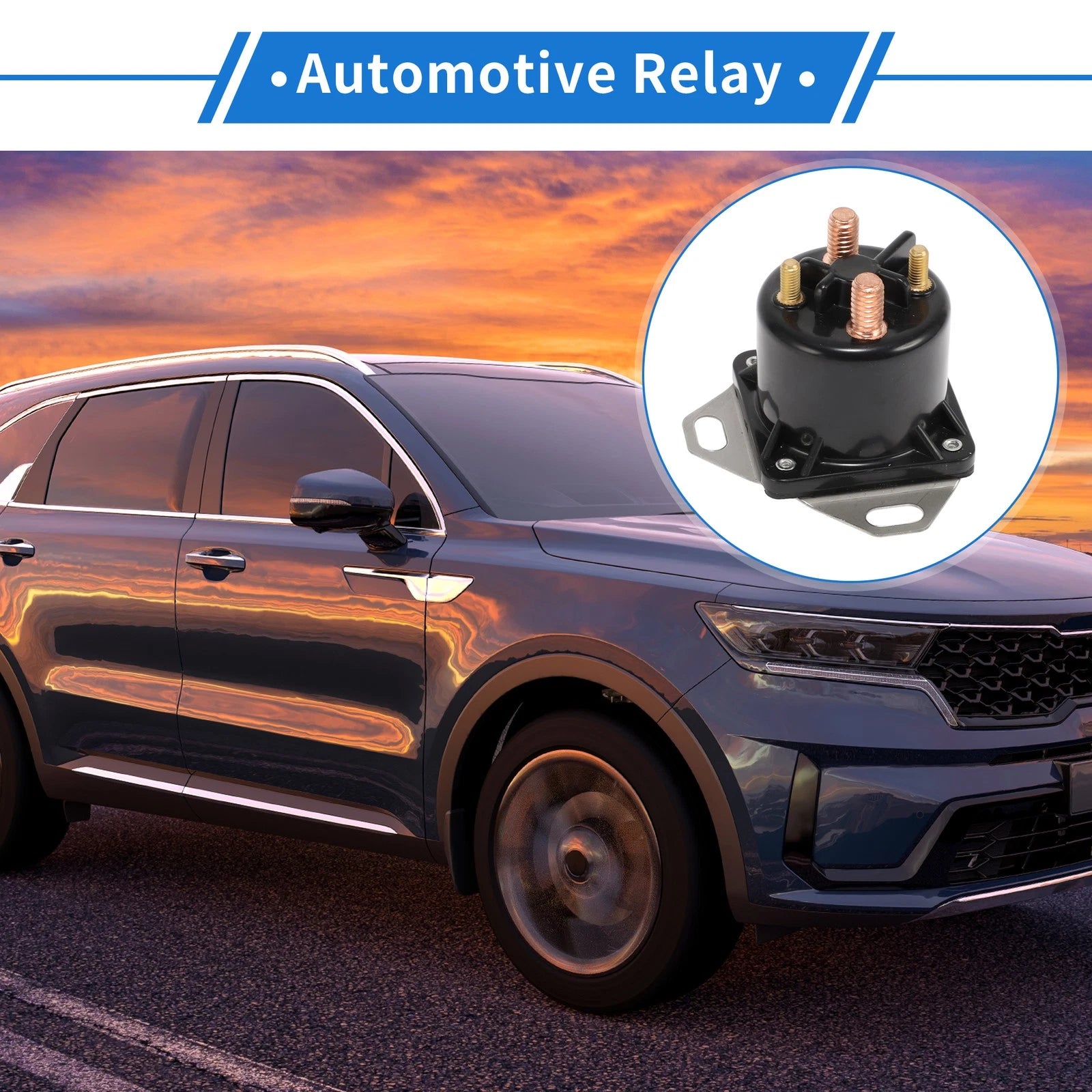 Set of 1 Diesel Glow Plug Relay 12V 250A for Ford F Series 