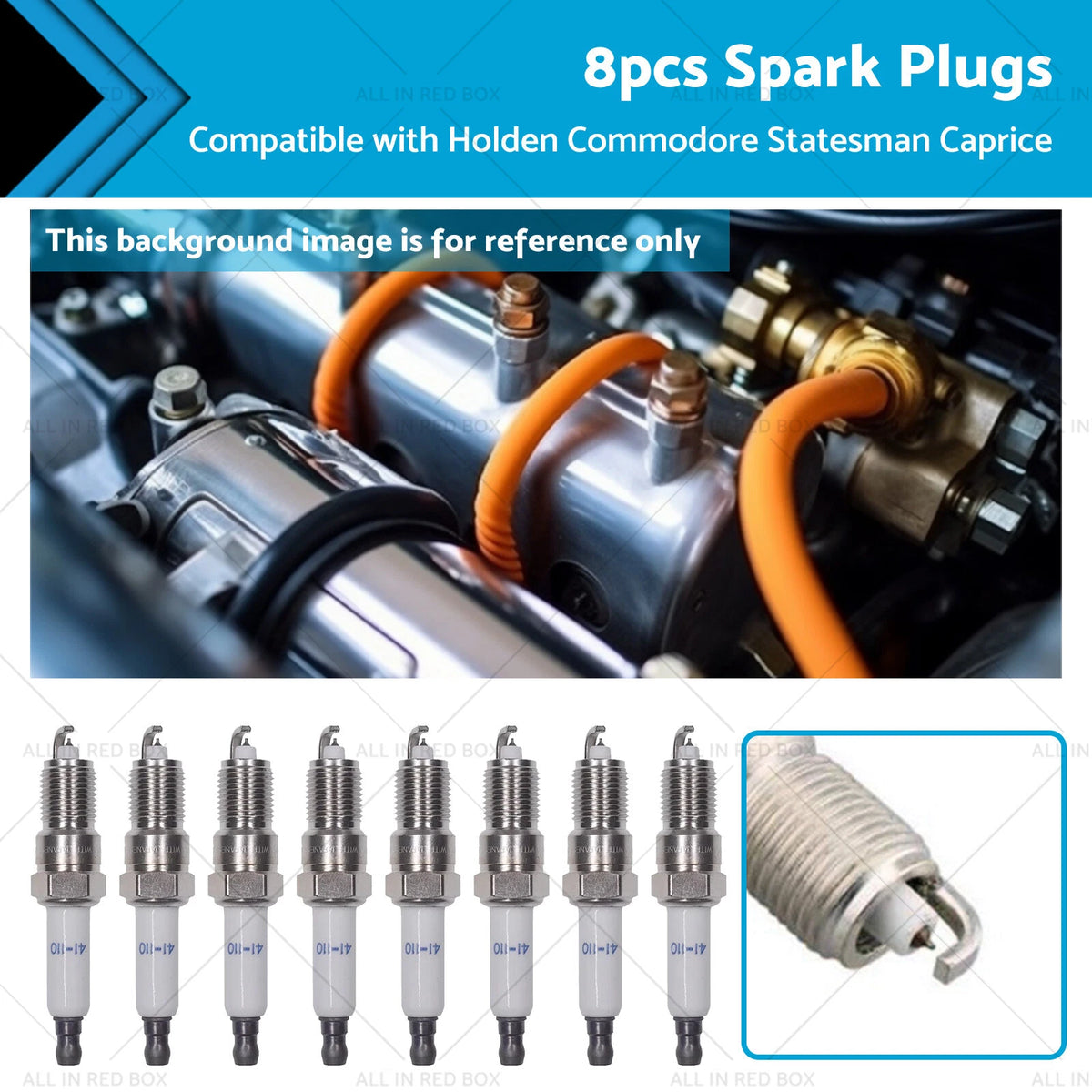 8x Iridium Spark Plug for Holden VT VX VY VZ VE VF SS V8 LS1 LS2 LS3 (1997–2020)