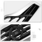 Chrome Frame Meshed Insert Grille w/Badge Slot for Nissan Altima Coupe (2010–2013)