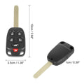 Car Key Fob Shell Case for Honda Odyssey 2011-2013 - 6 Key Buttons