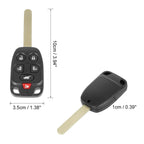 Car Key Fob Shell Case for Honda Odyssey 2011-2013 - 6 Key Buttons