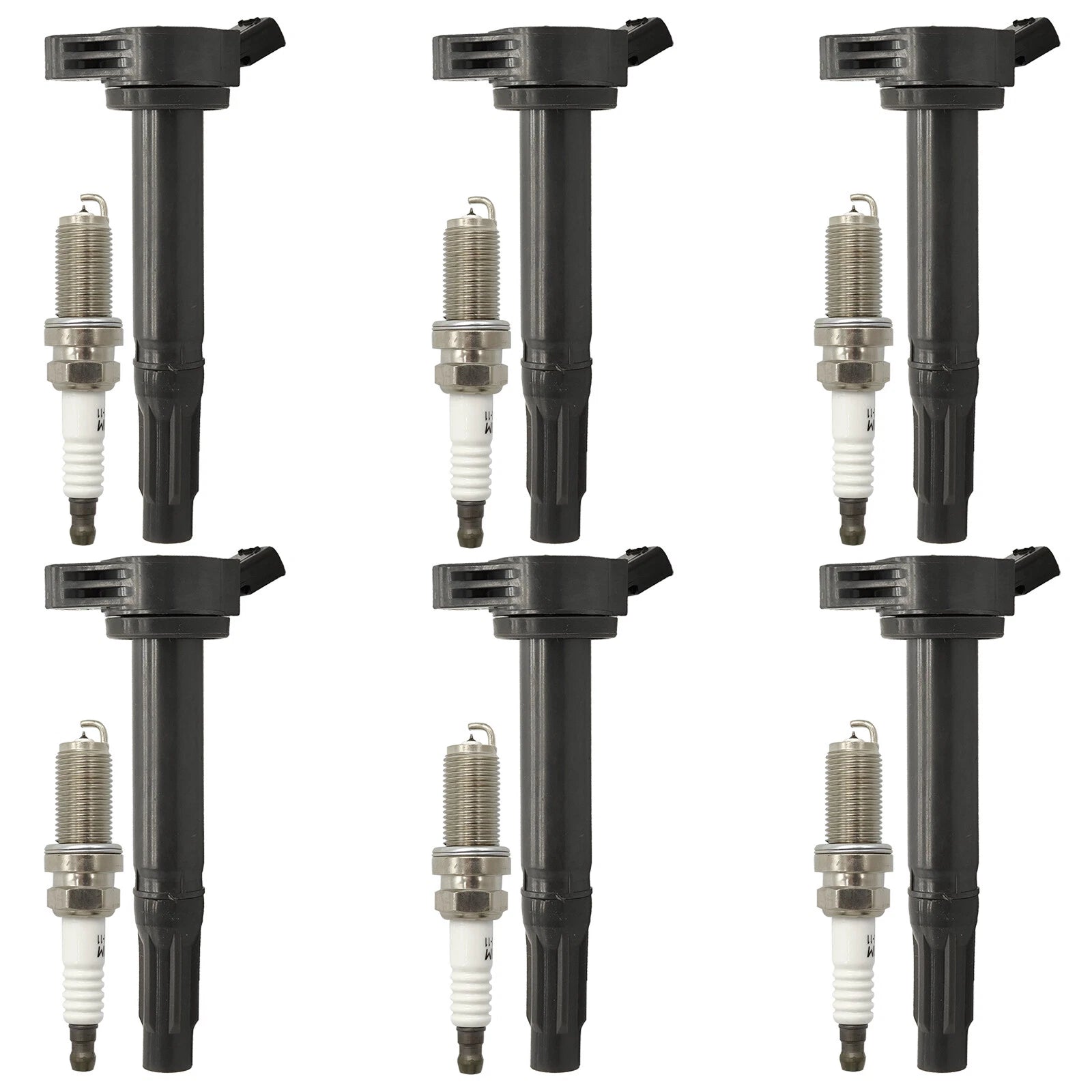 6x Ignition Coils + 6x Iridium Spark Plugs for Toyota Lexus GS350 ES350 (2007–2019)