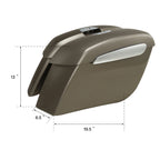 Hard Saddlebag for Indian Chieftain Roadmaster Challenger (2019–2025) Bronze Smoke