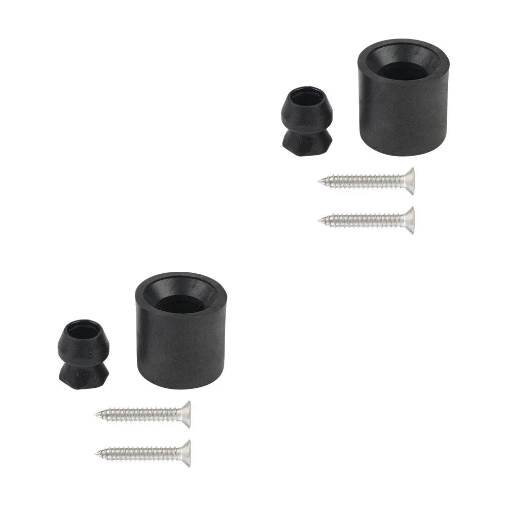 Plastic Stem +  Rubber Socket + 4 x Screw Kit Window Bumper for RV Trailer