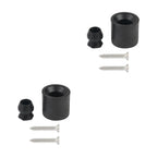 Plastic Stem +  Rubber Socket + 4 x Screw Kit Window Bumper for RV Trailer