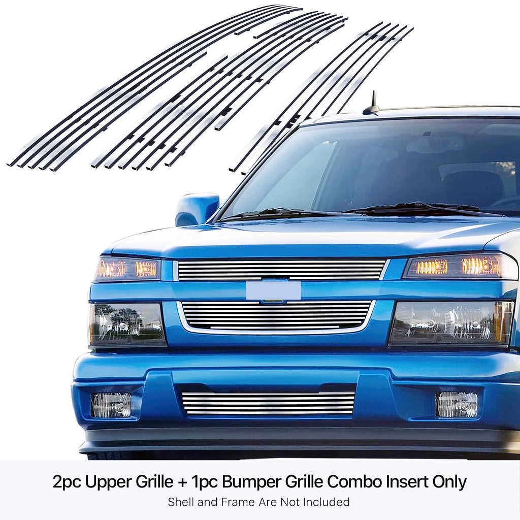 Stainless Steel Chrome Billet Grille Insert for Chevy Colorado (2004-2012)