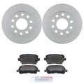 Bosch Rear Disc Brake Rotors & Ceramic Brake Pads Kit for Audi A4 (2005)