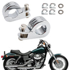 1.25" Engine Crash Bar Foot Peg Mount Clamp for Harley Dyna