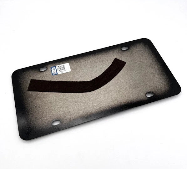 License Plate Frame Premium Black Wave American Flag for Ford Mustang (2015–2024)
