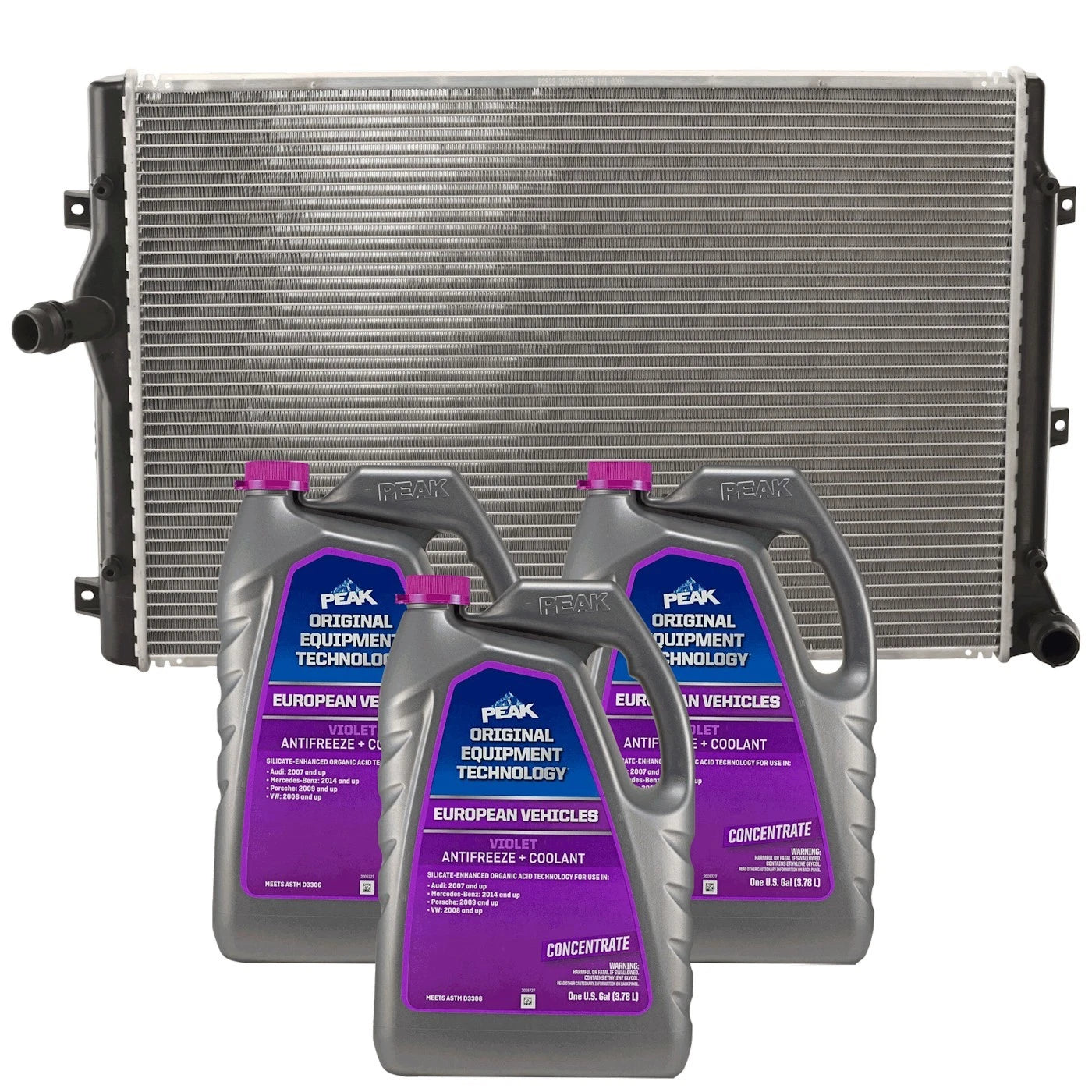 Set of 2 Radiators for VW Audi A3 TT Jetta