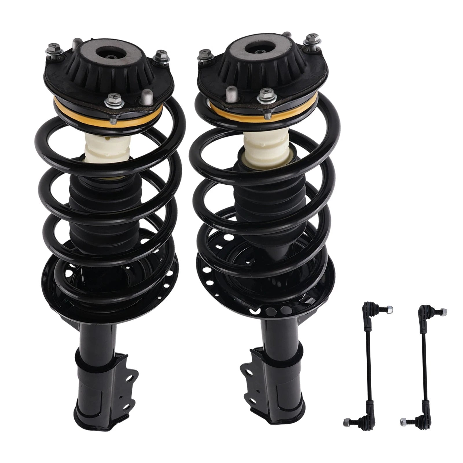 Set of 4 Front Struts w/ Sway Bar for Chevrolet Traverse Buick Enclave (2018–2021)