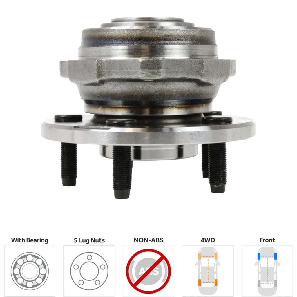 Wheel Hub Kit for Jeep Liberty (2002–2005) Front Left & Right with Bearing