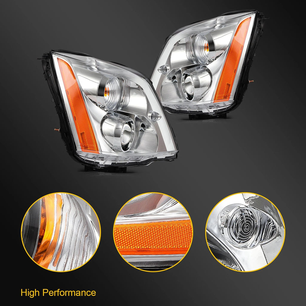 HID Xenon Headlight Assembly for Cadillac DTS (2006–2011) Left + Right
