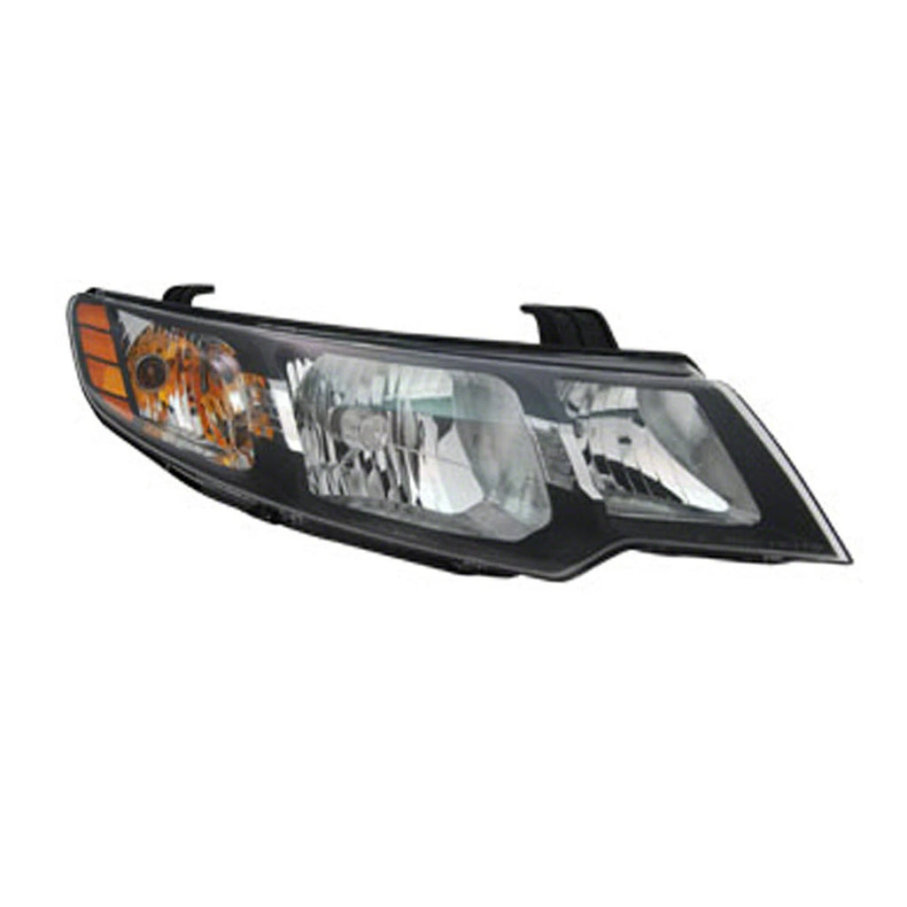 Head Light Assembly Replacement Passenger Side Amber Black for Toyota (2004–2008)