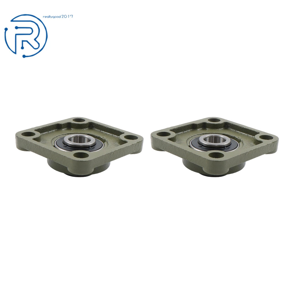 2X Pillow Block Bearing UCF204-12 for UCF204 (3/4" Bore, 4 Bolt)