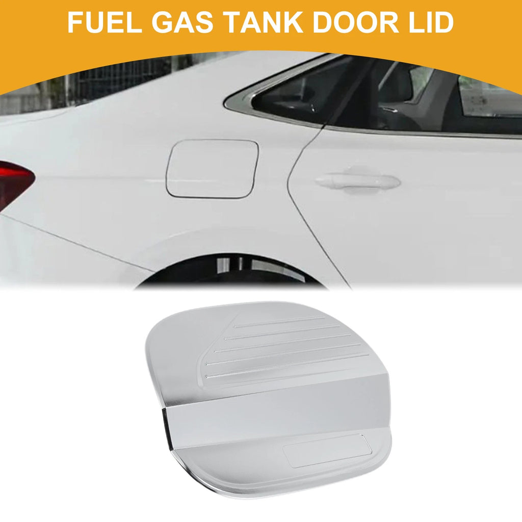 Fuel Tank Door Cap for Hyundai Sonata (2020–2023) Chrome Silver Tone