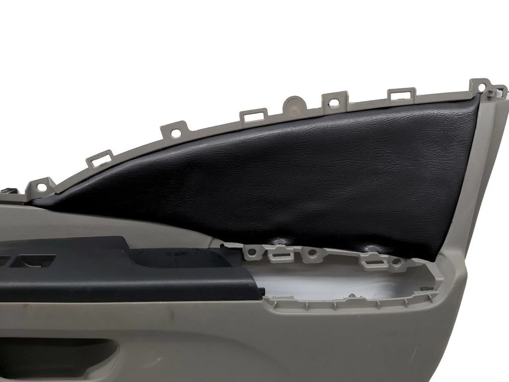 Front Door Panel Insert Cards Cover for Honda CR-V (2012–2016) Black PVC Leather