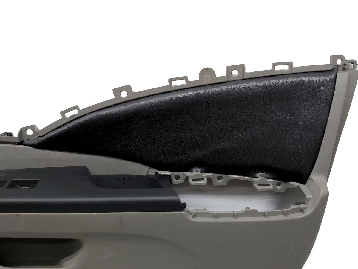 Front Door Panel Insert Cards Cover for Honda CR-V (2012–2016) Black PVC Leather