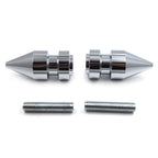 Chrome Spike Swingarm Spools 8mm for Honda CBR 1000RR (2004–2011)