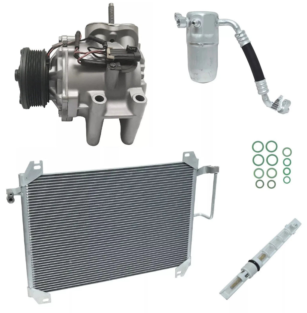 AC Compressor Kit With Condenser for Chevy Trailblazer 4.2L (2002–2009)