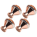 Set of 2 Drawer Knobs for Cabinet Door (30mm, Rose Gold)