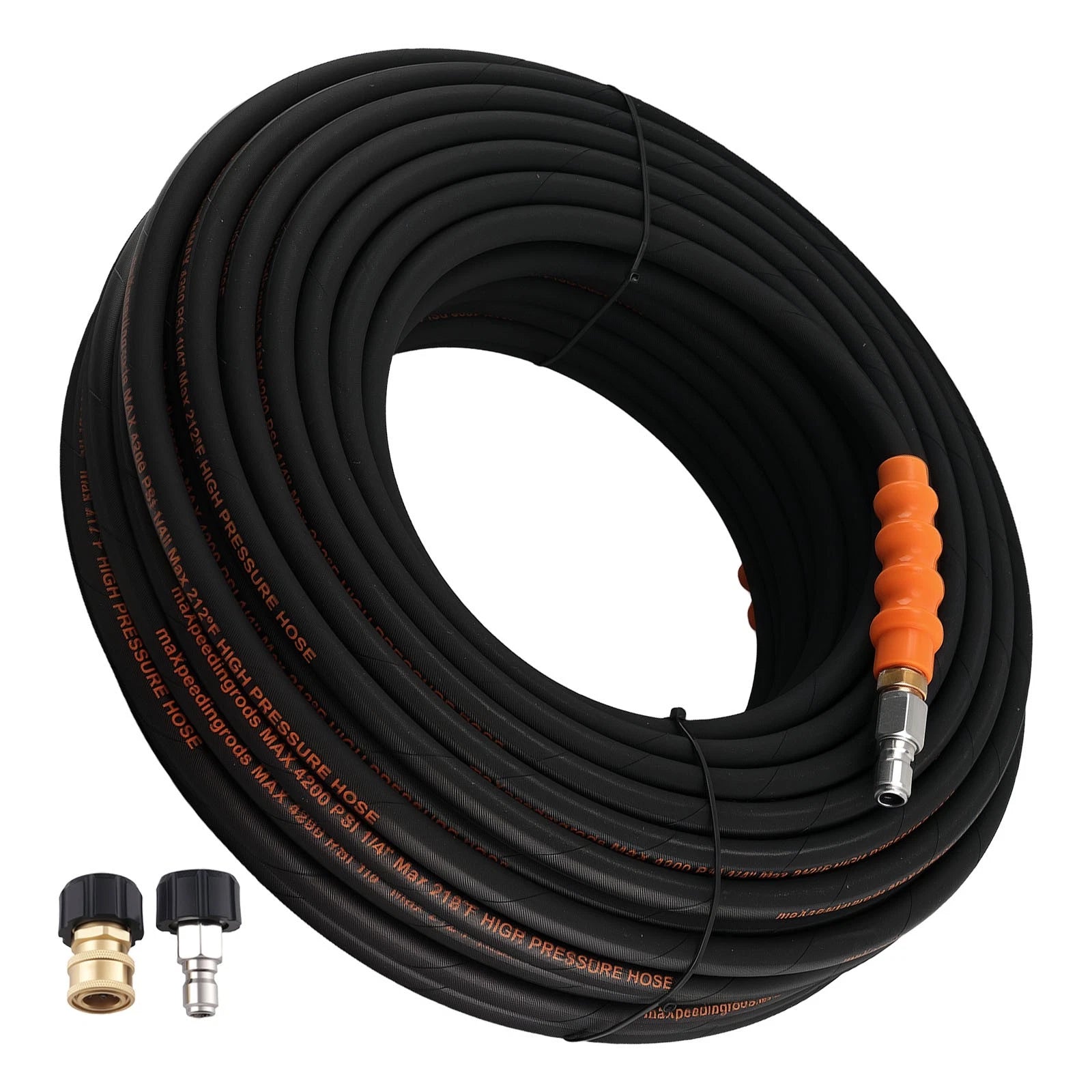 1/4" 4200PSI Pressure Washer Hose for Steel Wire Braided (150 ft)