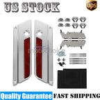 Saddle Bag Latch Lids Hardware Hinge Lock Kit for Harley Touring (1994–2013)