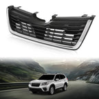 Front Bumper Lower Grille for Subaru Forester (2019–2021) Black Chrome