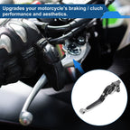 Short Long Brake Clutch Levers for Suzuki Hayabusa/GSXR1300 (1999–2023) Black Silver Tone