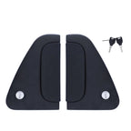 2 x Front LH+RH Black Outer Door Handle for Daf CF65/CF75/CF85 (2001–2013)