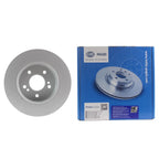 Hella Rear Solid Disc Brake Rotor 278mm for Mercedes W202 C230 W124 300CE