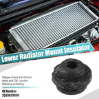 2 x Rubber Car Lower Radiator Mount Insulators for Hyundai Accent (2012-2017)