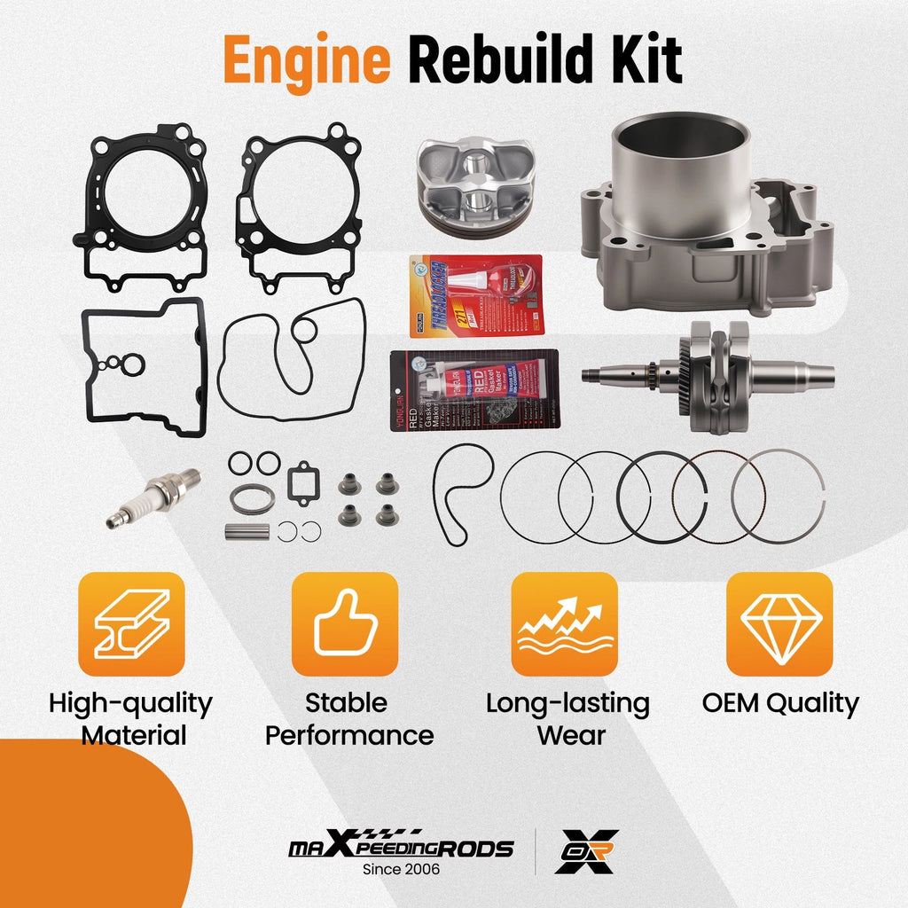 Complete Engine Rebuild Kit for Polaris 450 570 Series (2014–2017) 2204729